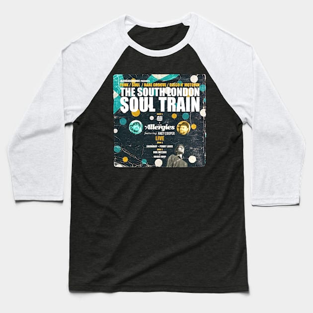 POSTER TOUR - SOUL TRAIN THE SOUTH LONDON 13 Baseball T-Shirt by Promags99